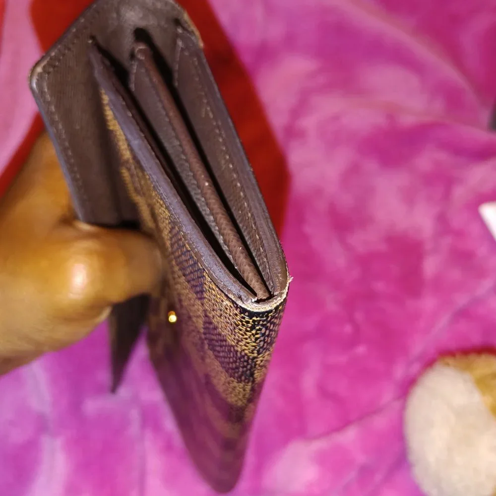 Louis Vuitton Damier Wallet with Custom Interior